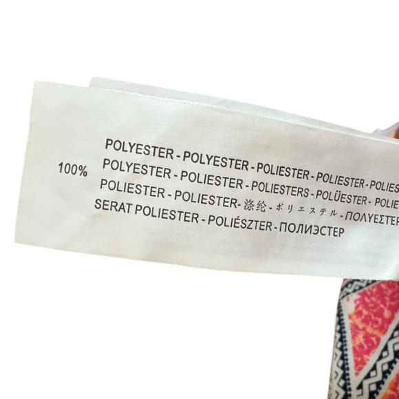 MINKPINK Boho Maxi Dress  Size Extra Small – Halter Neck Red Geometric Print - Picture 6 of 8